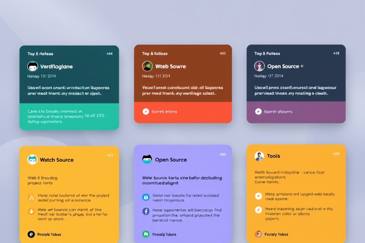 Mes 5 meilleurs projets GitHub