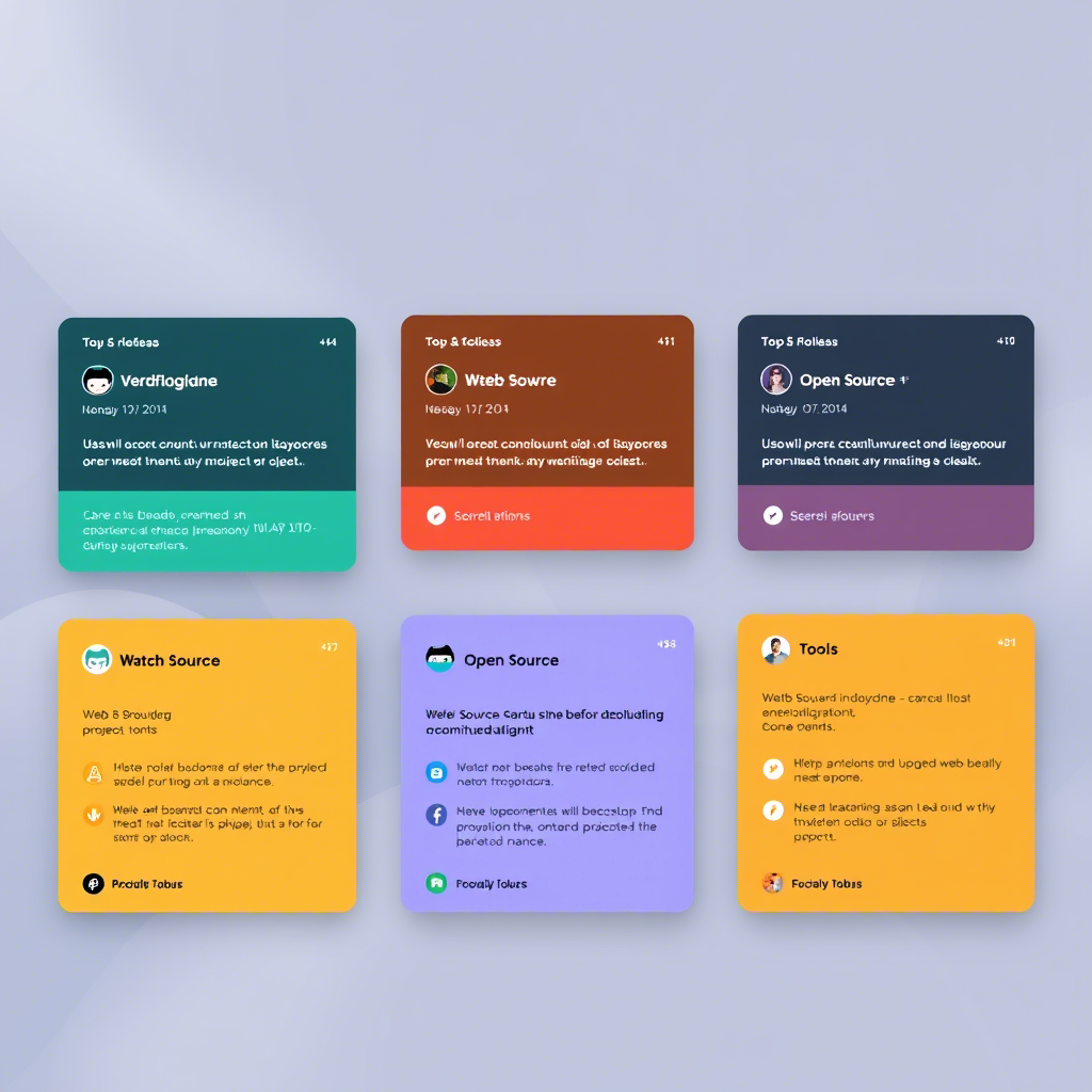 Mes 5 meilleurs projets GitHub